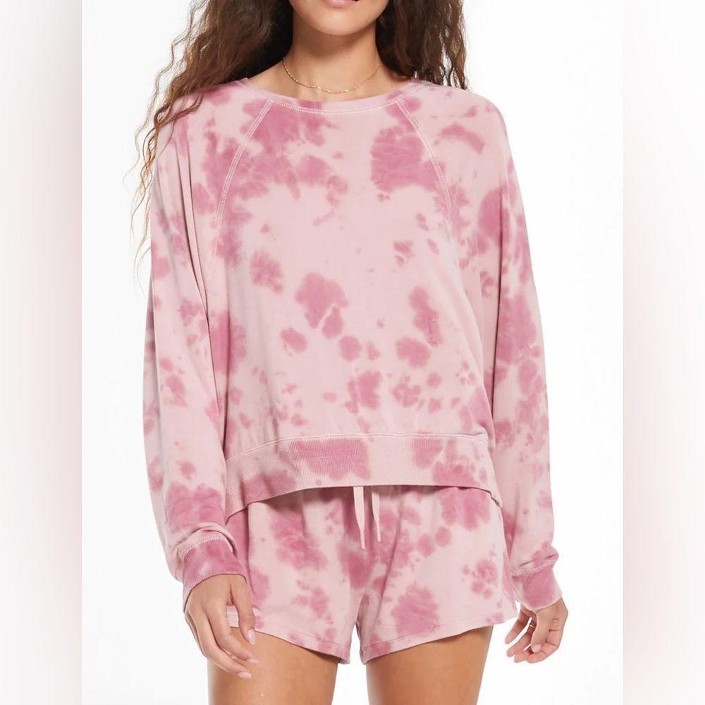 Z Supply Sleep Over Tie Dye Pullover - Picture 3 of 10